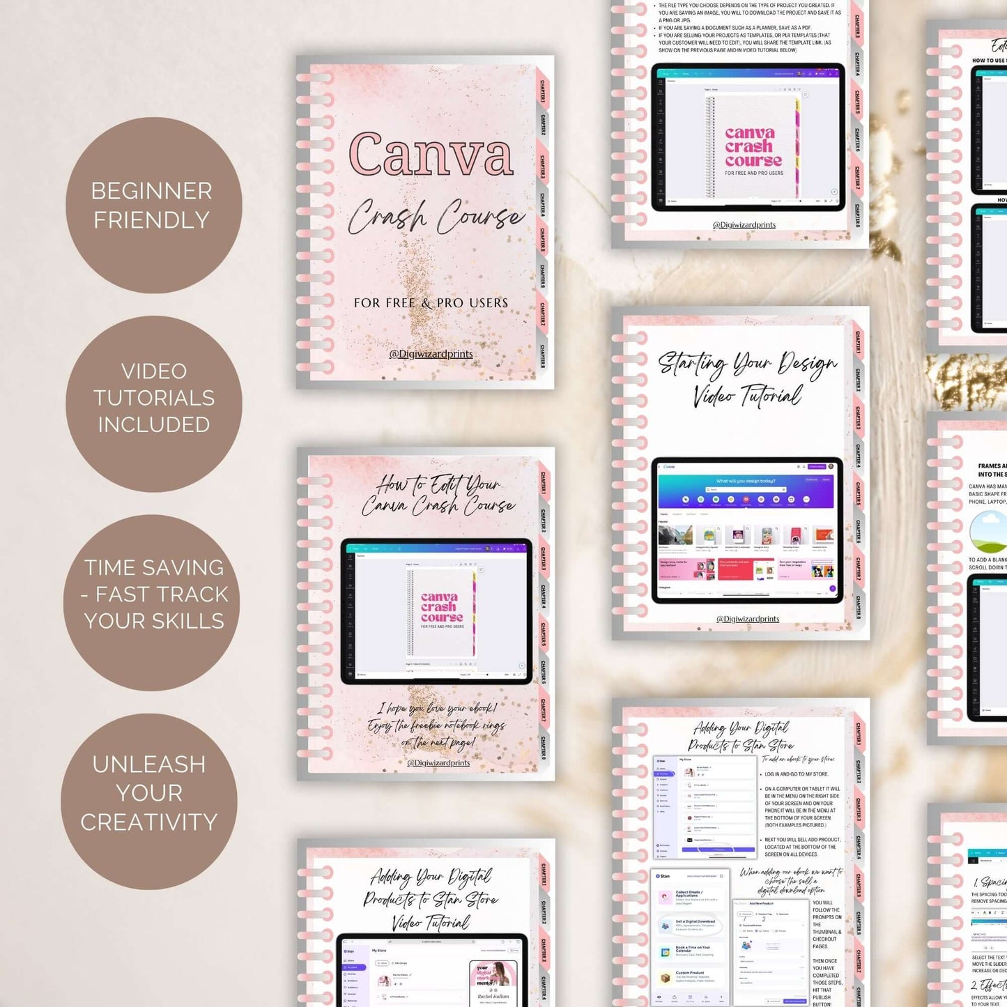 Editable Canva Course for Learning Design Basics