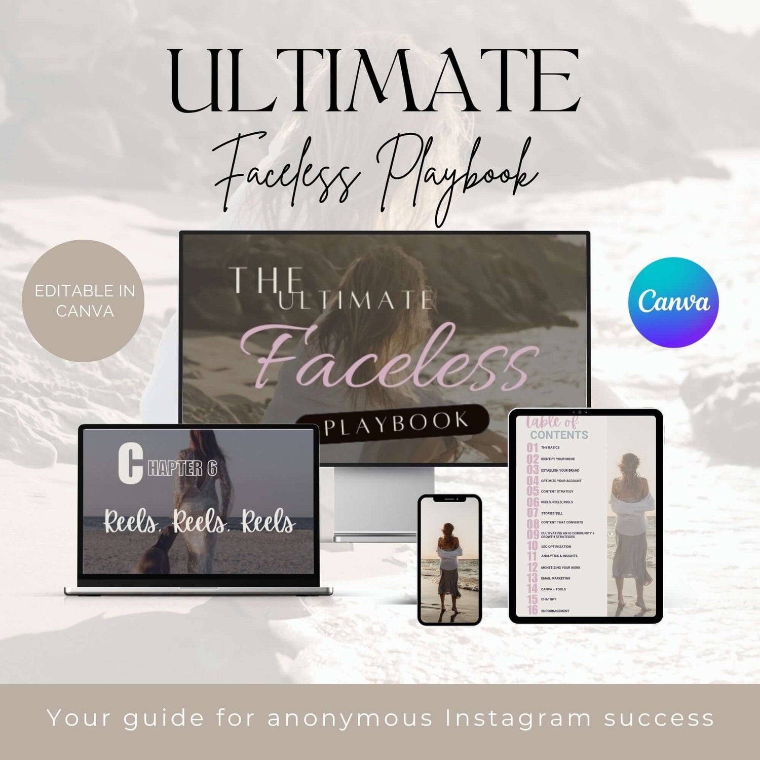 The Ultimate Faceless Playbook for Instagram with PLR