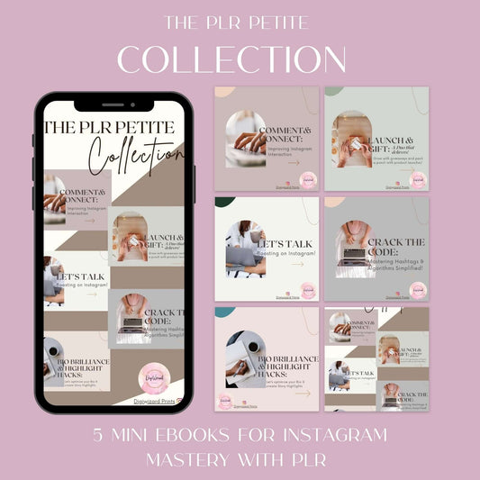 The Petite PLR Collection: 5 Ebooks to Elevate Your Instagram Game